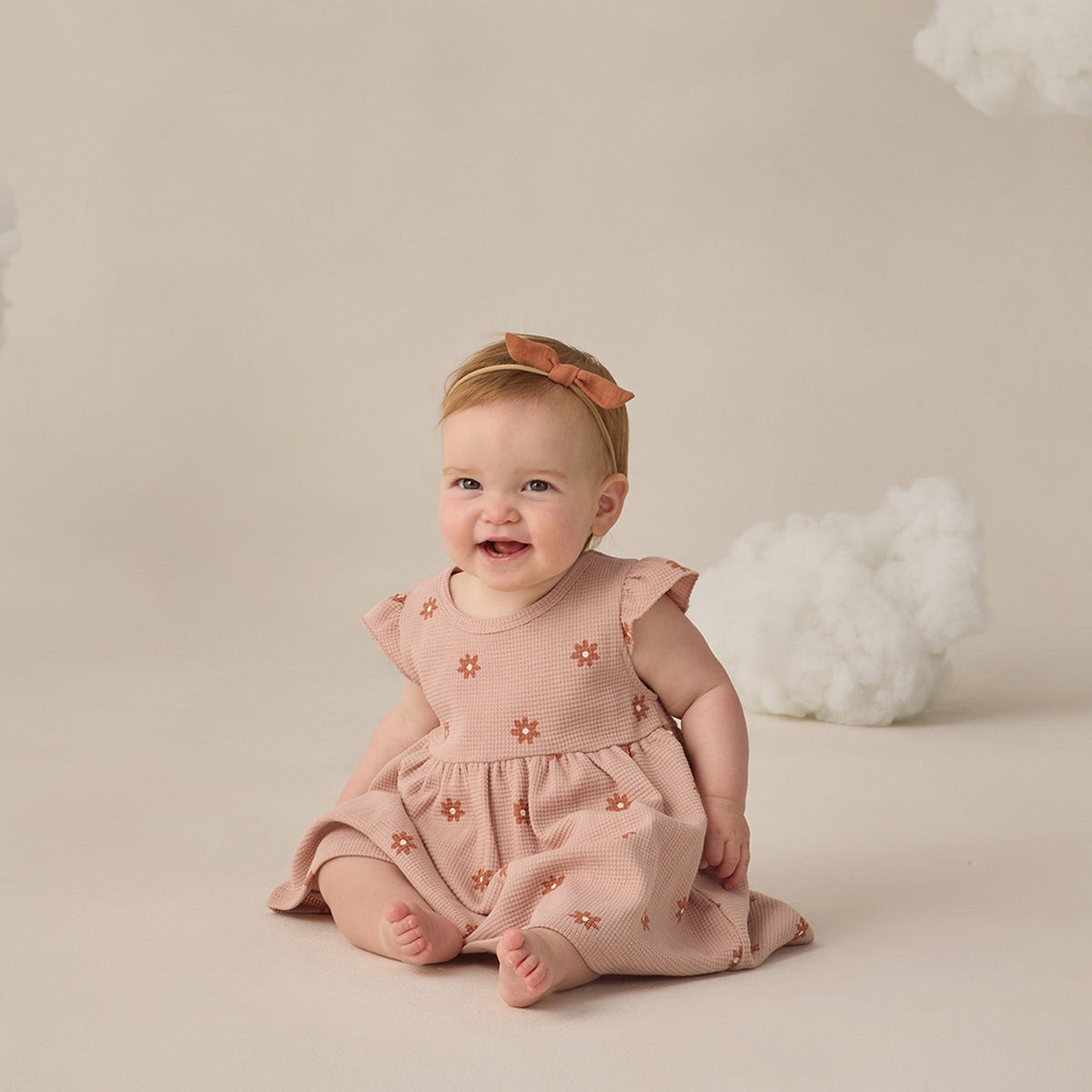 Pink Daisy Flutter Dress