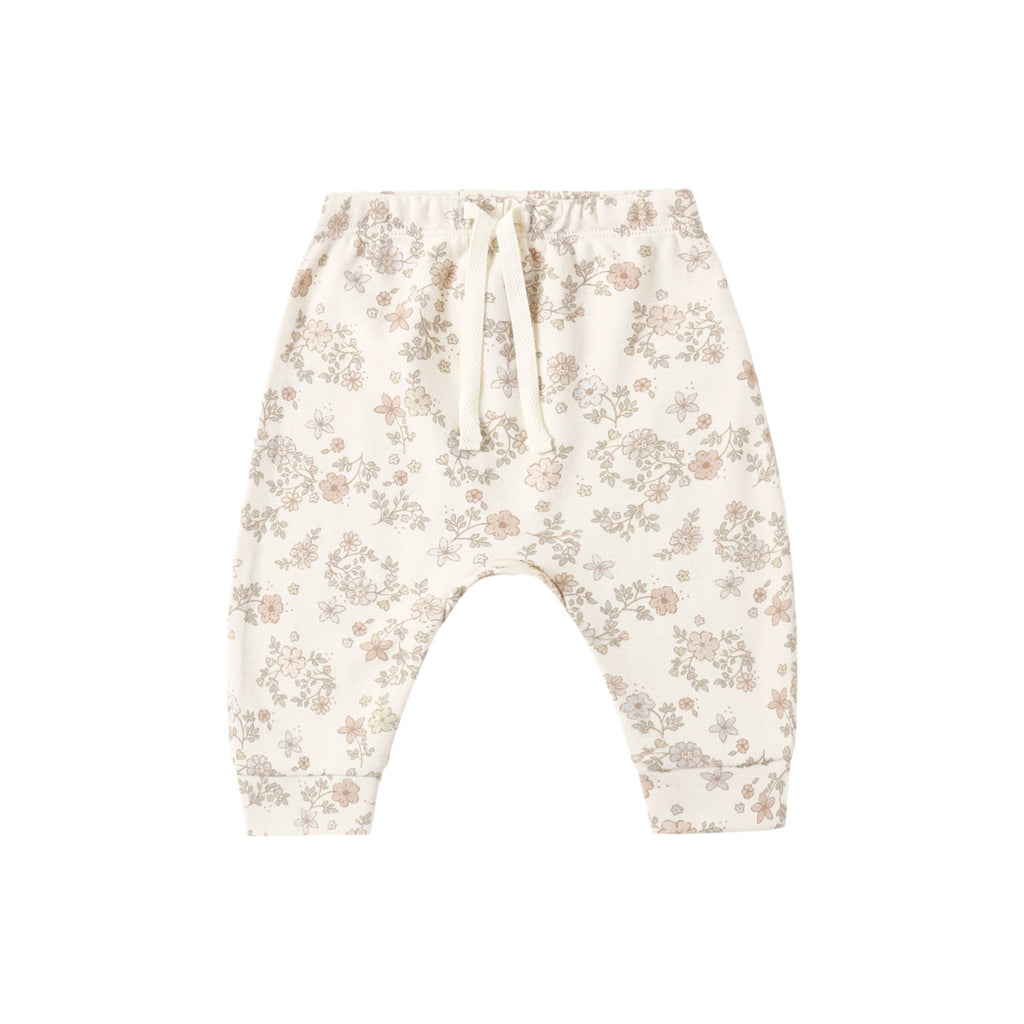 Floral Vine Drawstring Pant