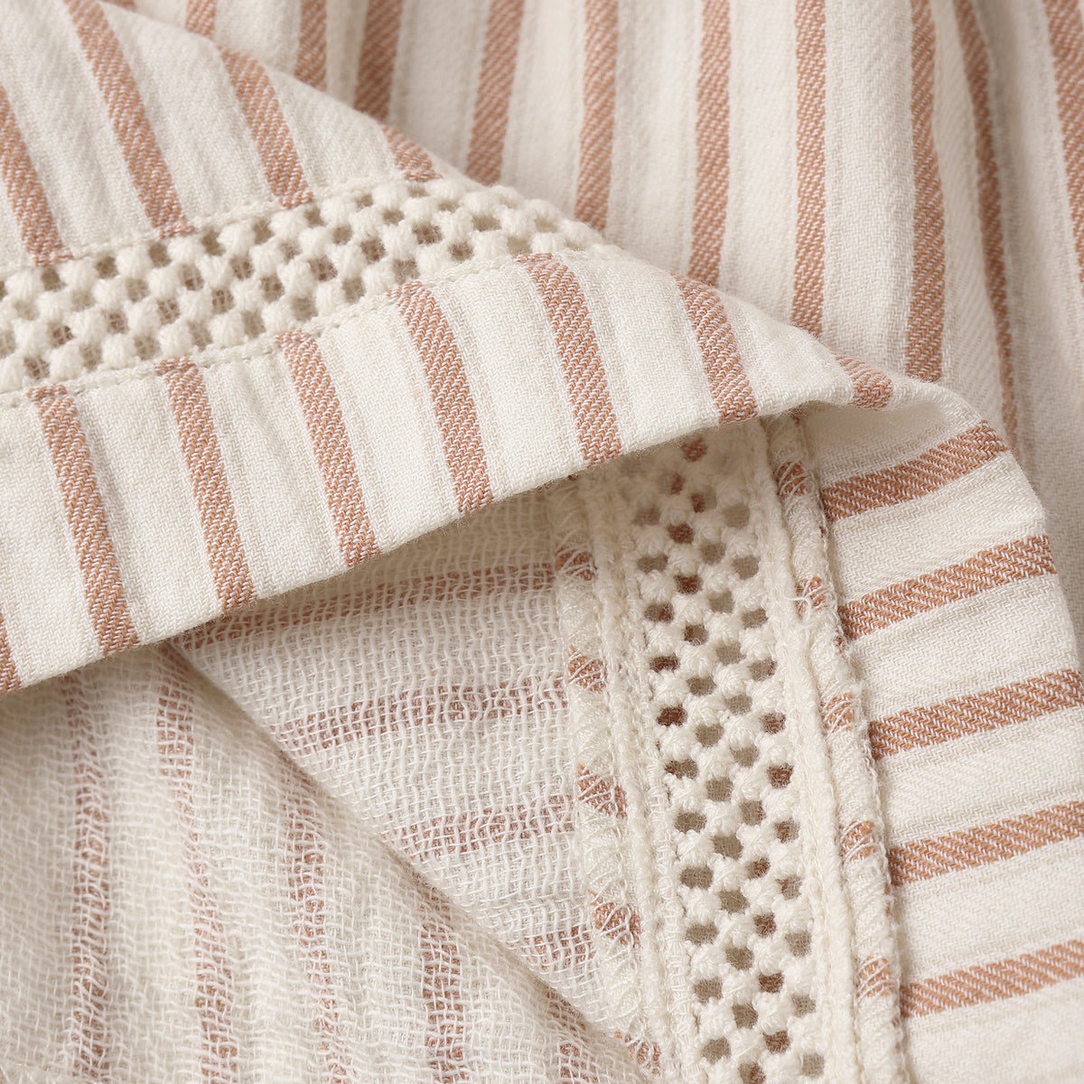 Vintage Stripe Ruffle Dress