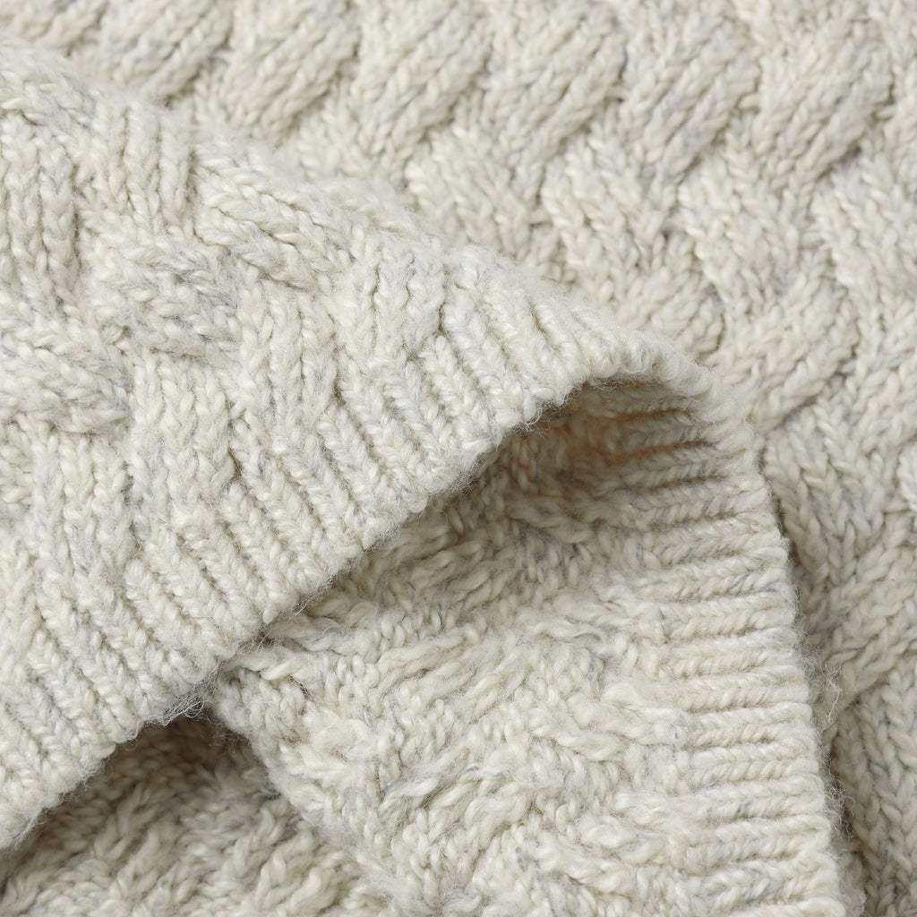 Heathered Blue Knit Sweater