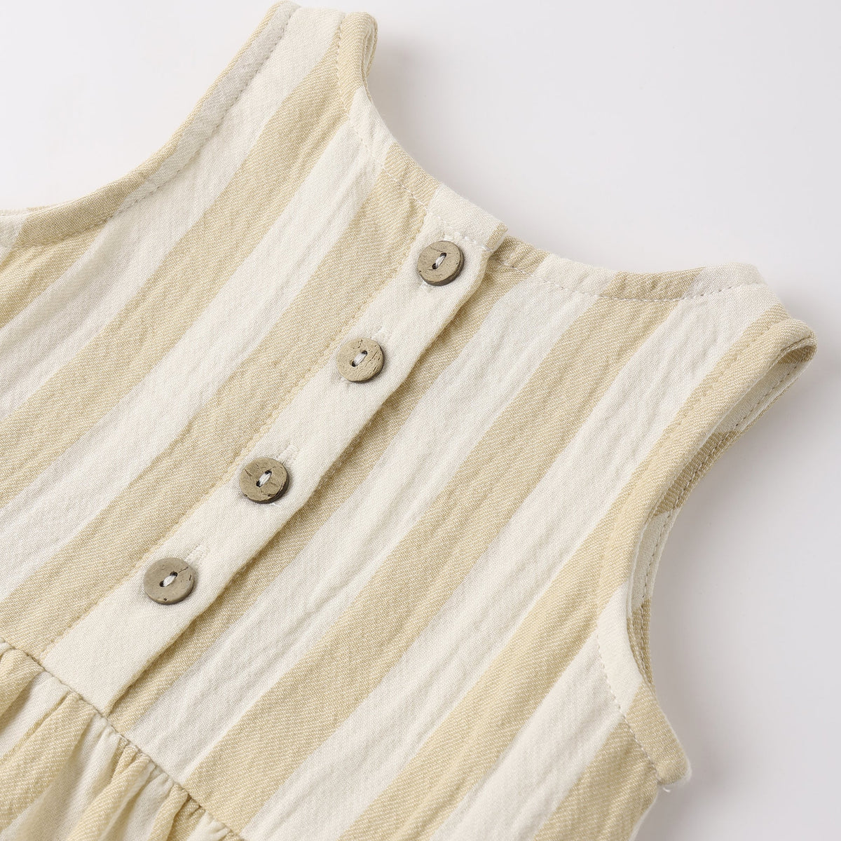 Summer Stripe Skirted Tank Romper