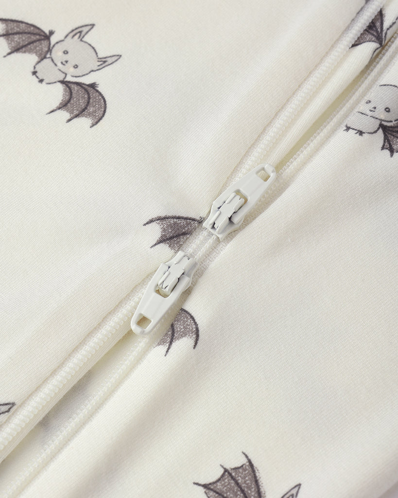 Bats Bamboo Zip Footie