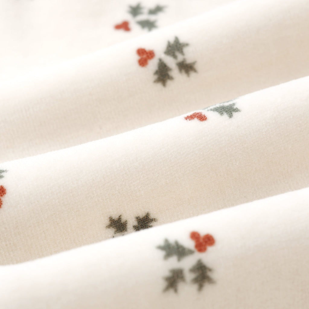 Holly Berry Velour Dress