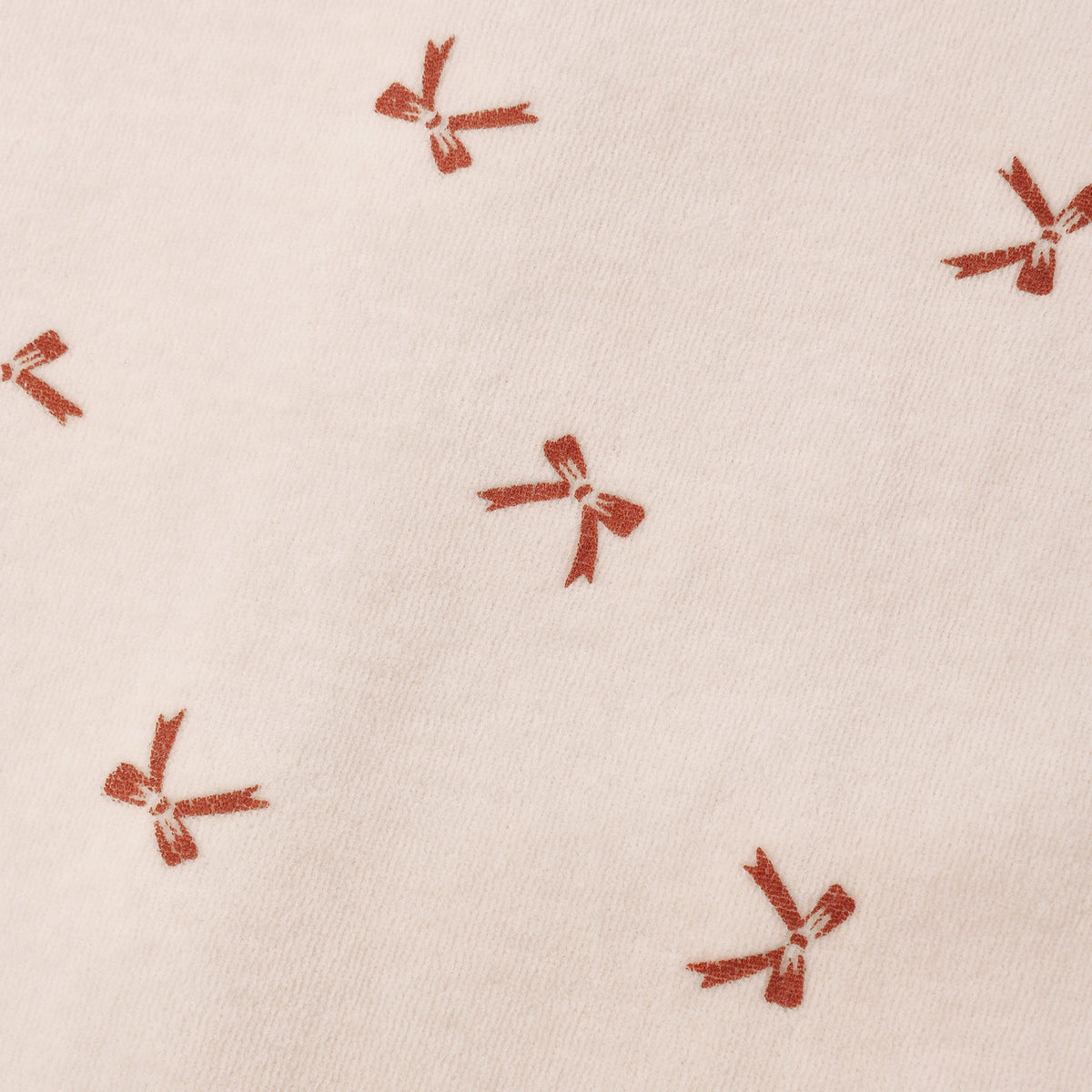 Red Bows Velour Sweatshirt