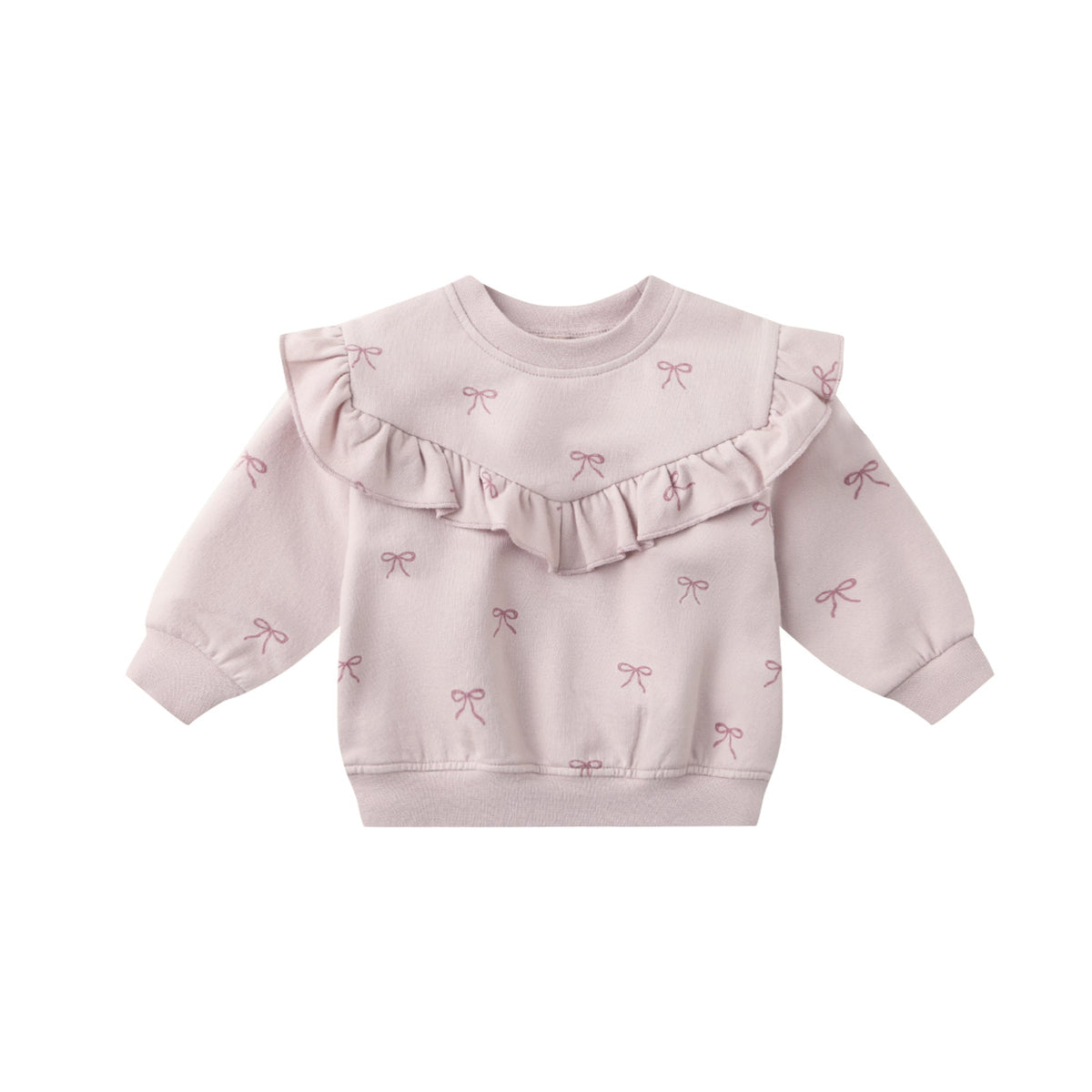 Bows Ruffle Sweatshirt