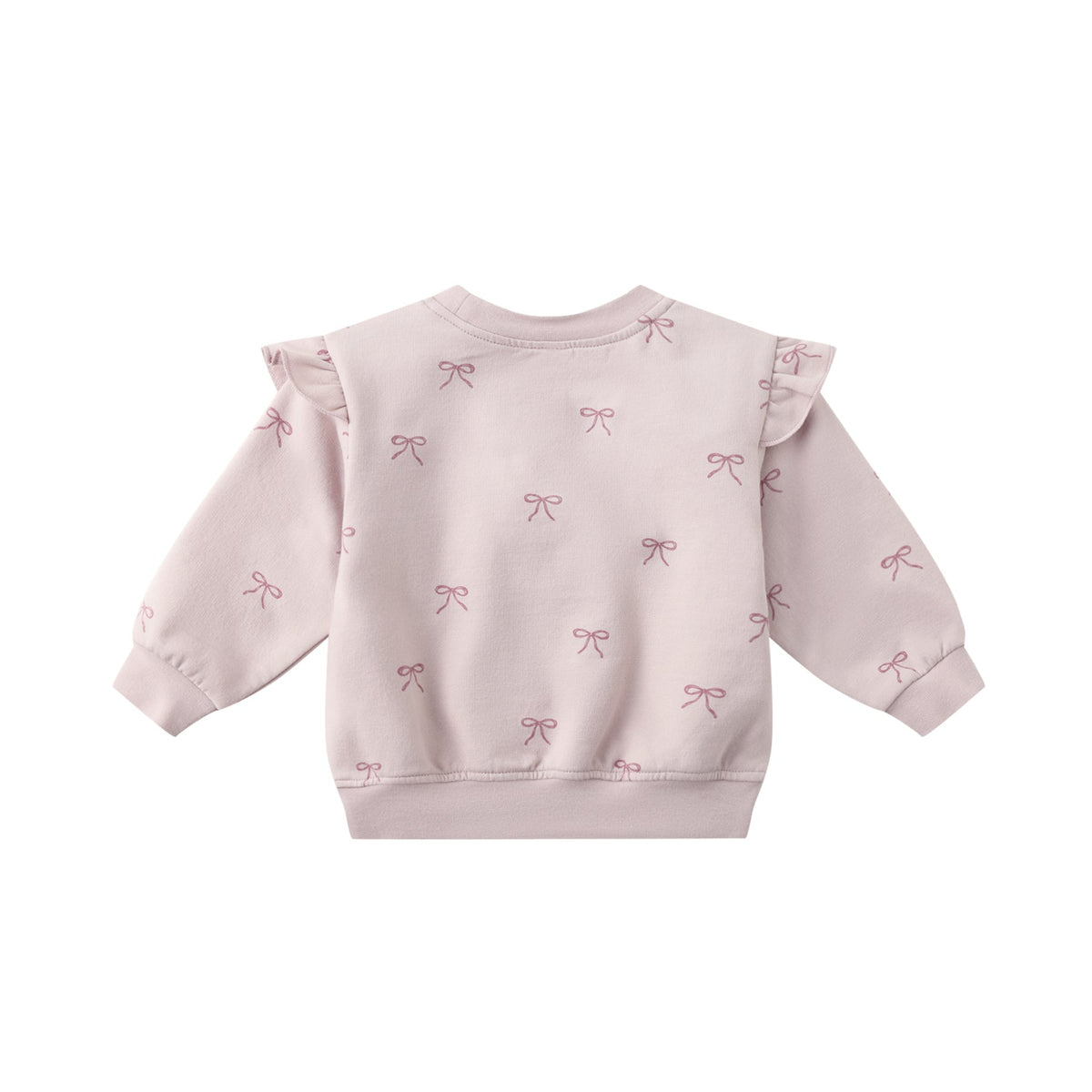 Bows Ruffle Sweatshirt