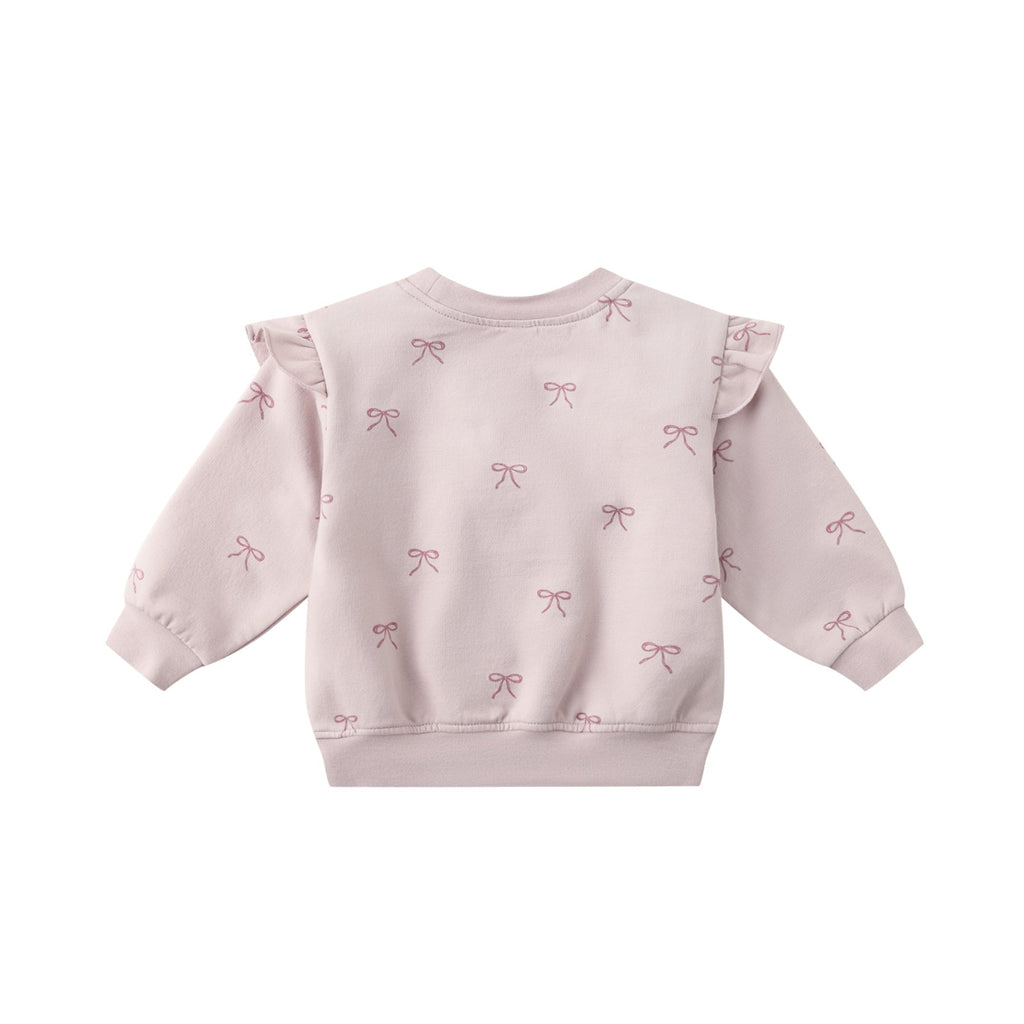 Bows Ruffle Sweatshirt