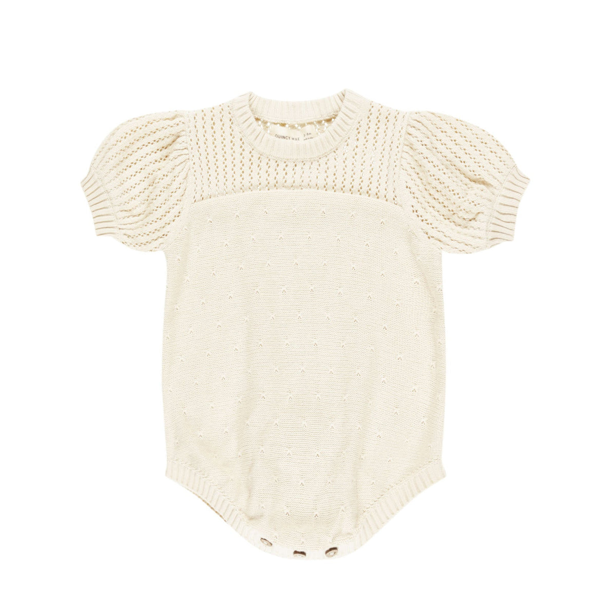 Pointelle Knit Romper