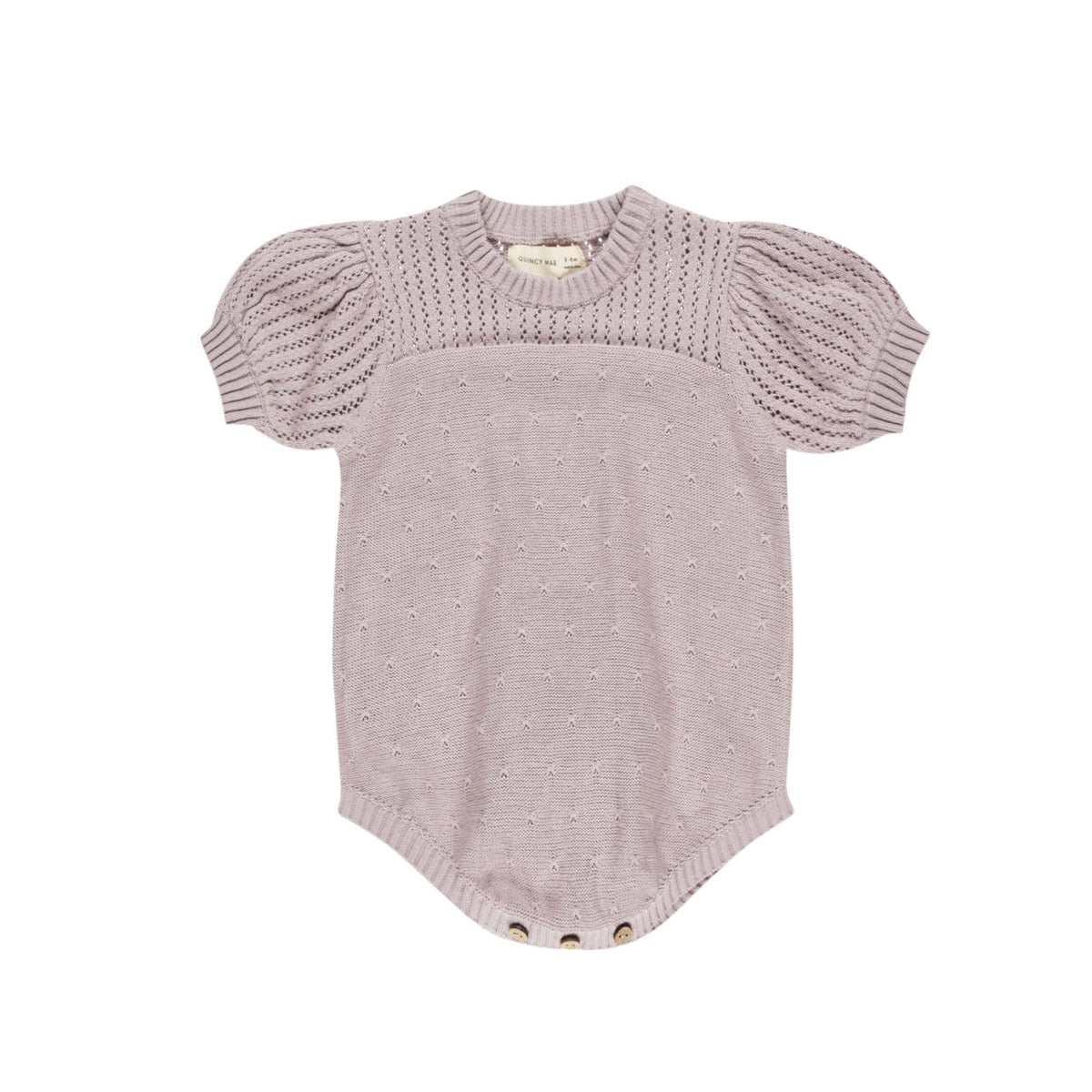 Pointelle Knit Romper