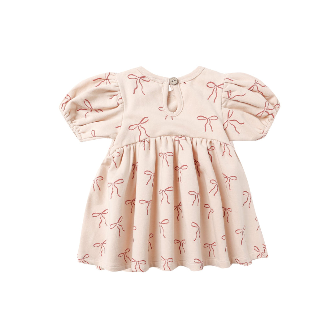 Darla Dress in Red Bows