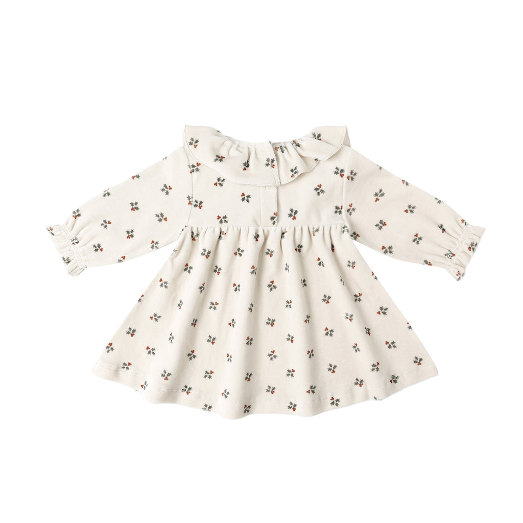 Holly Berry Velour Dress