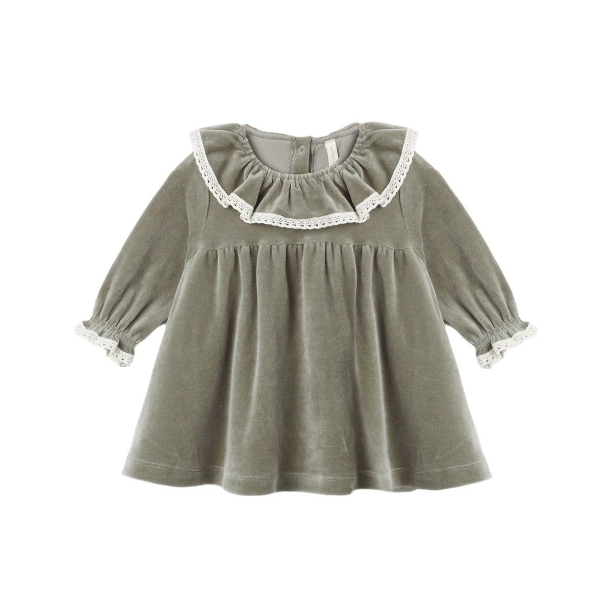Spruce Velour Dress