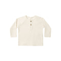 Natural Henley Knit Top