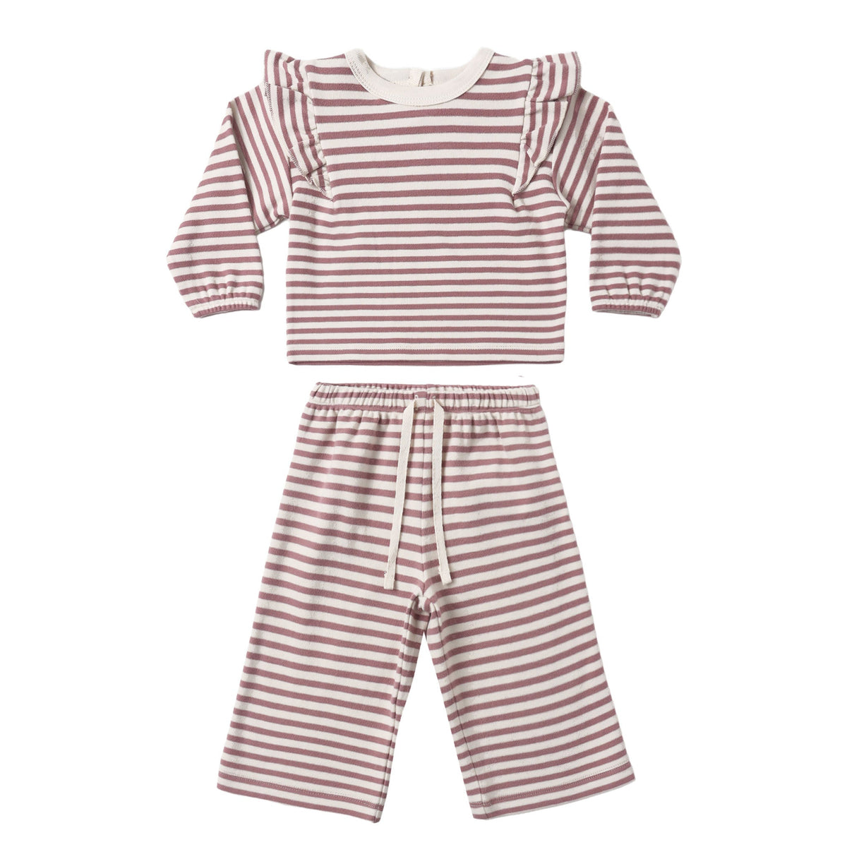 Mulberry Stripe Cozy Set
