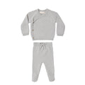 Knit Wrap Top + Pant Set