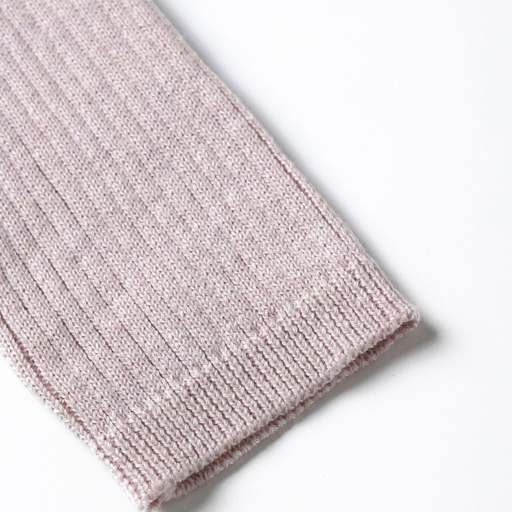 Lilac Rib Knit Peplum Top