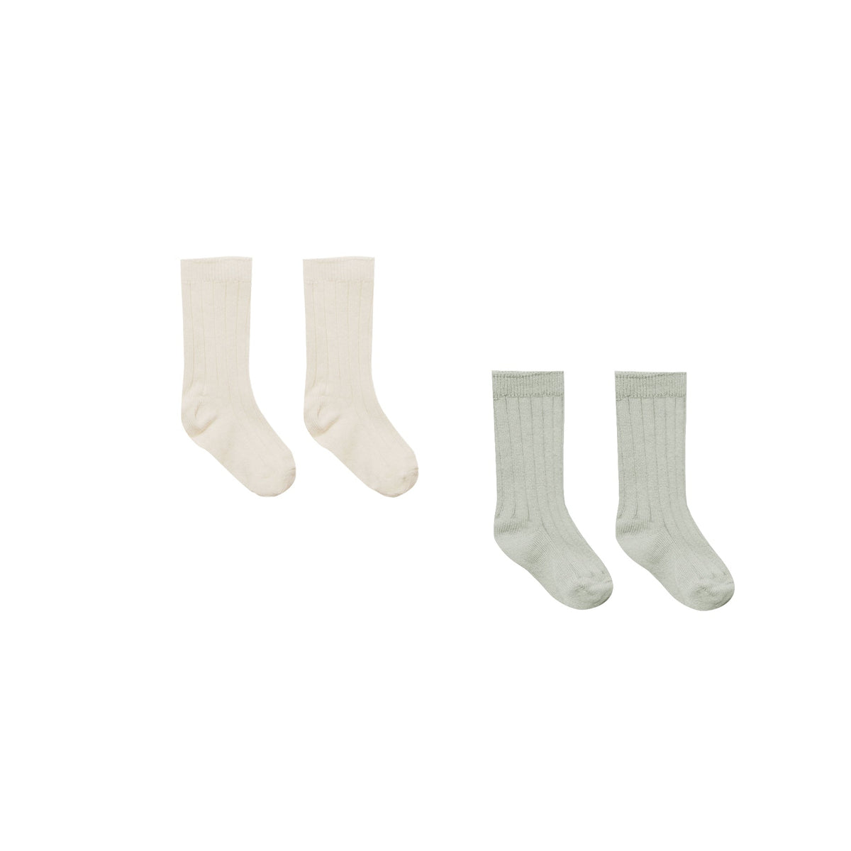 Natural & Sage Sock Set