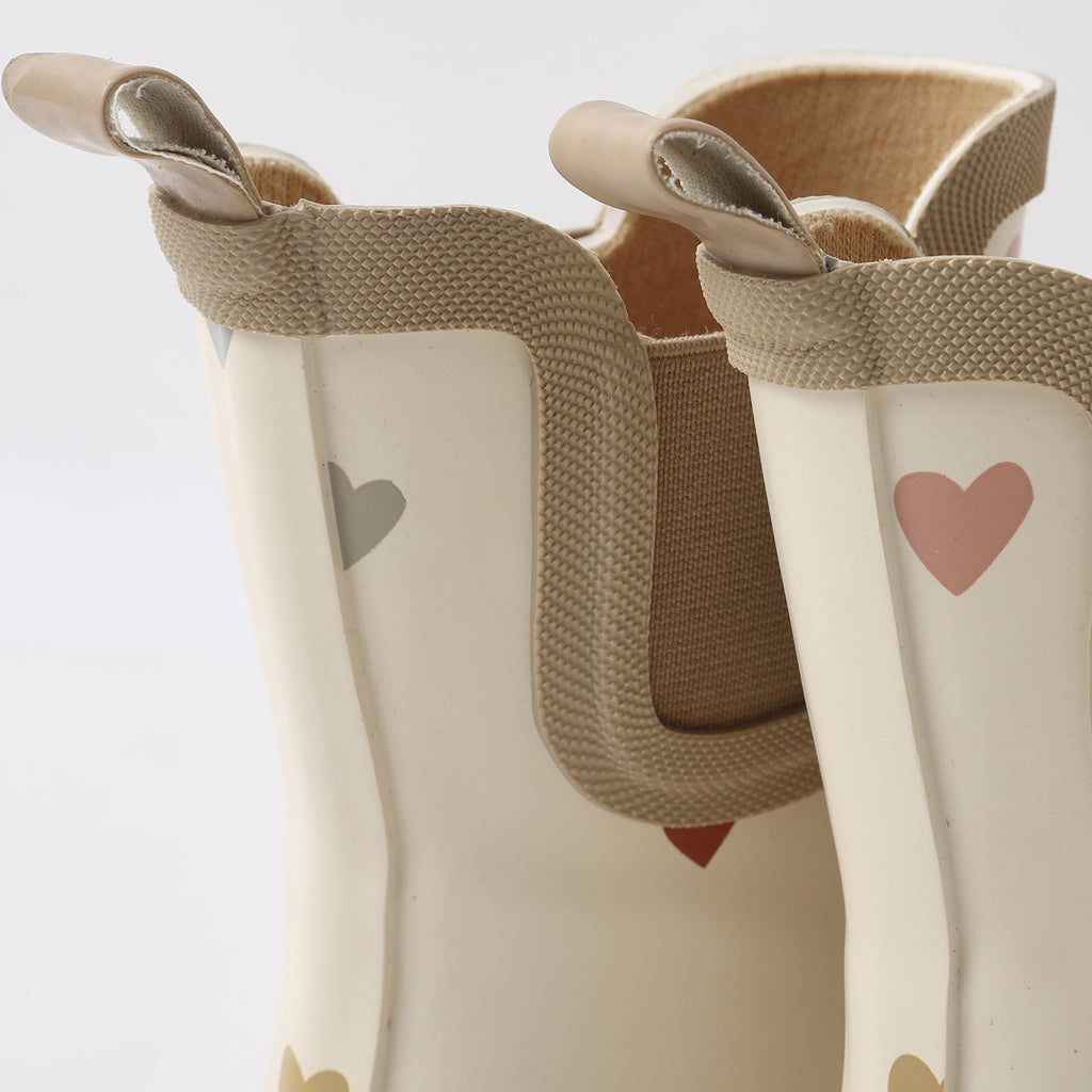 Confetti Hearts Rainboots