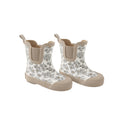 Blue Floral Rainboots