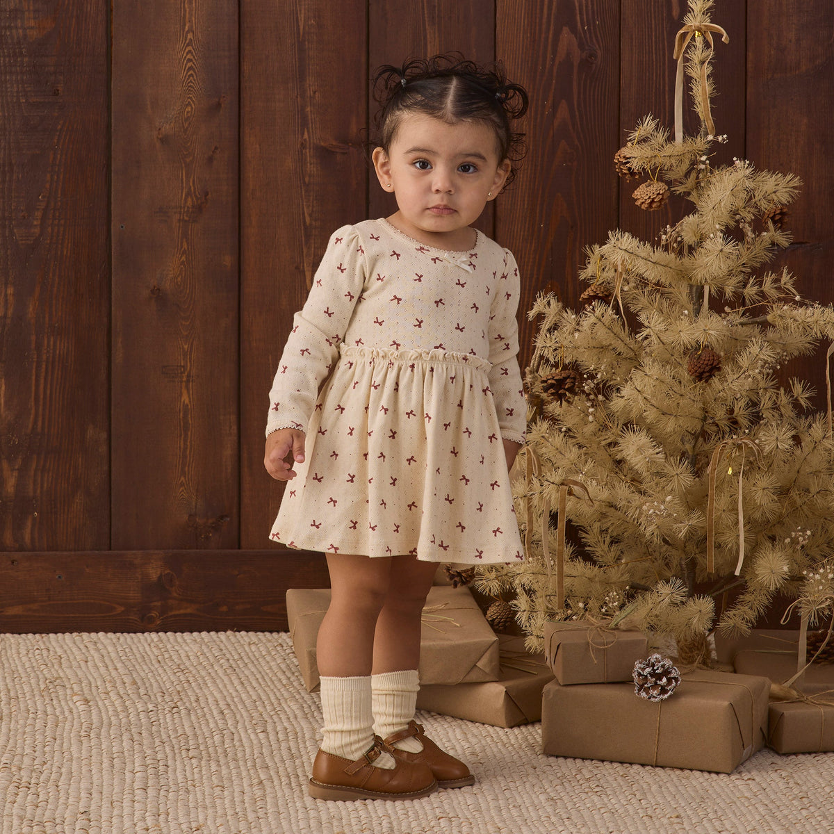 Red Bows Alda Dress