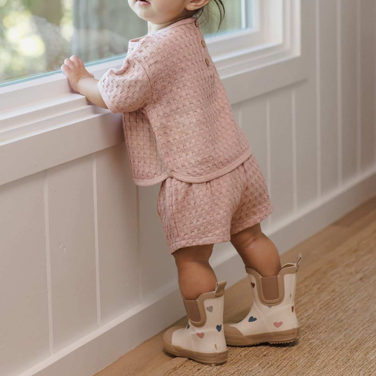Confetti Hearts Rainboots