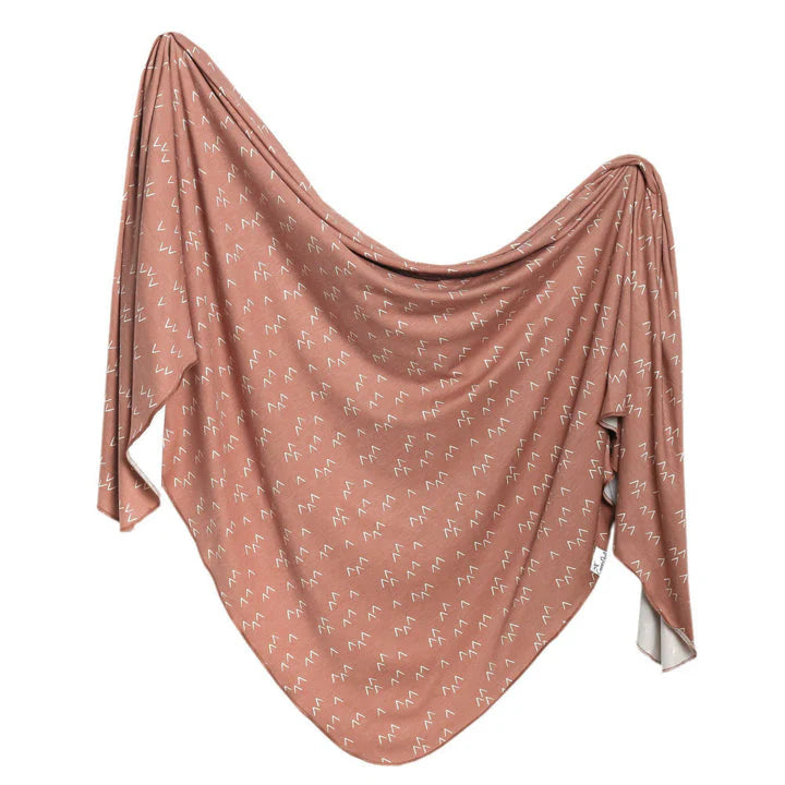 Copper Pearl Print Swaddle