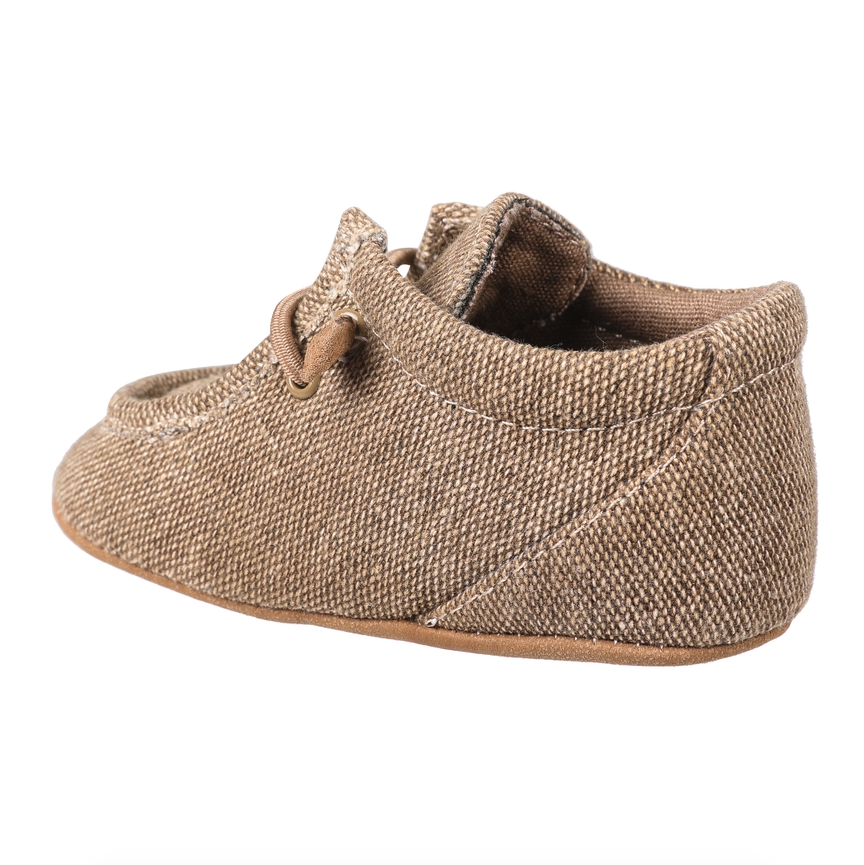 Khaki Parker Crib Shoes