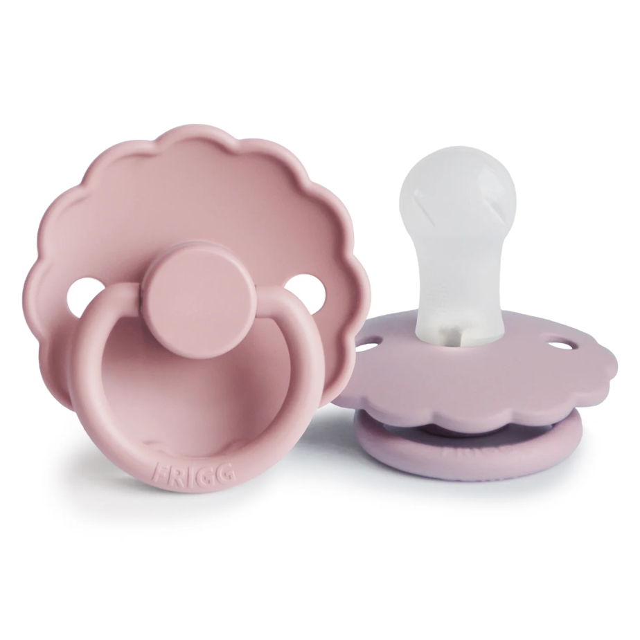 2-Pack Daisy Silicone Pacifiers