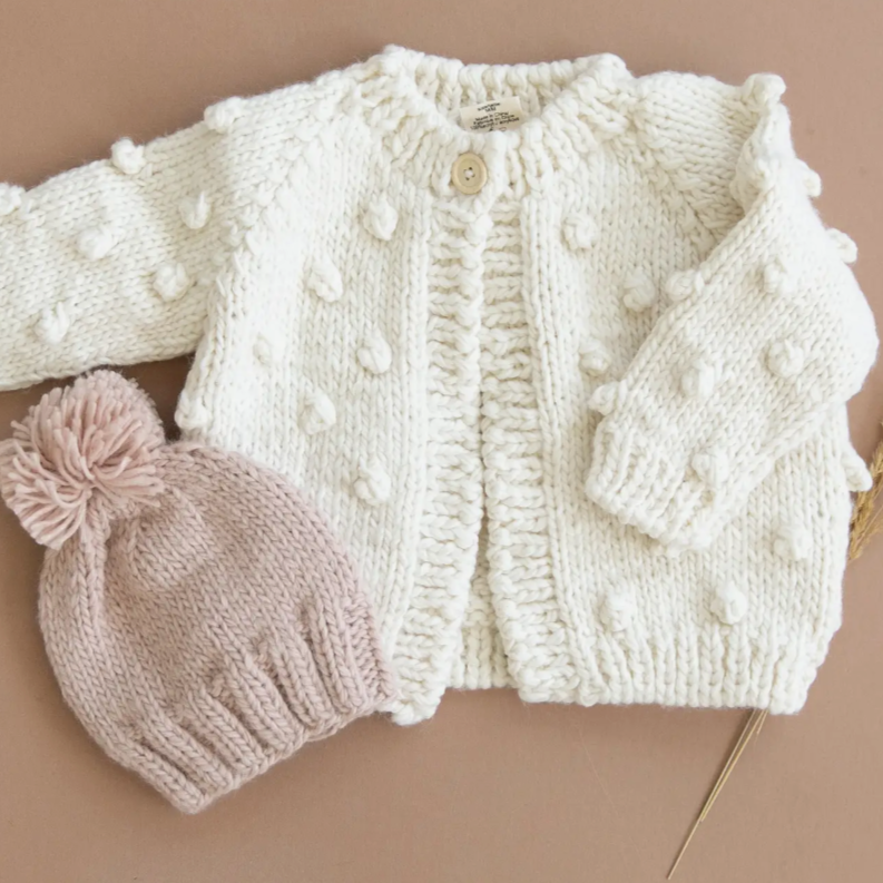 Popcorn Cardigan Sweater