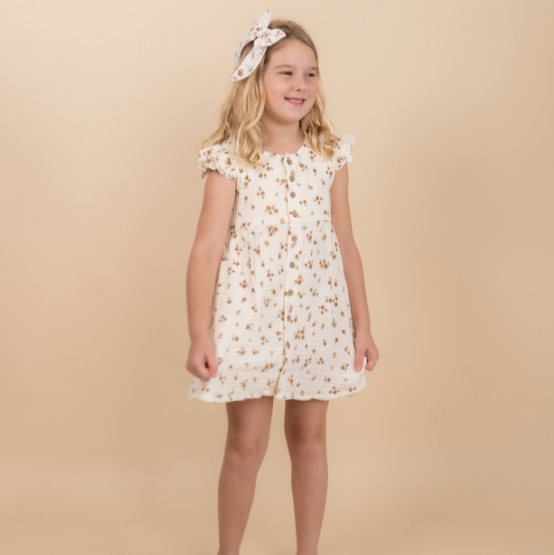 Bohemia Button Flutter Dress