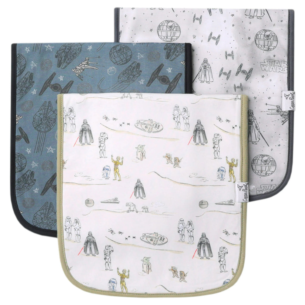 Copper Pearl 3-Pack Burp Cloths