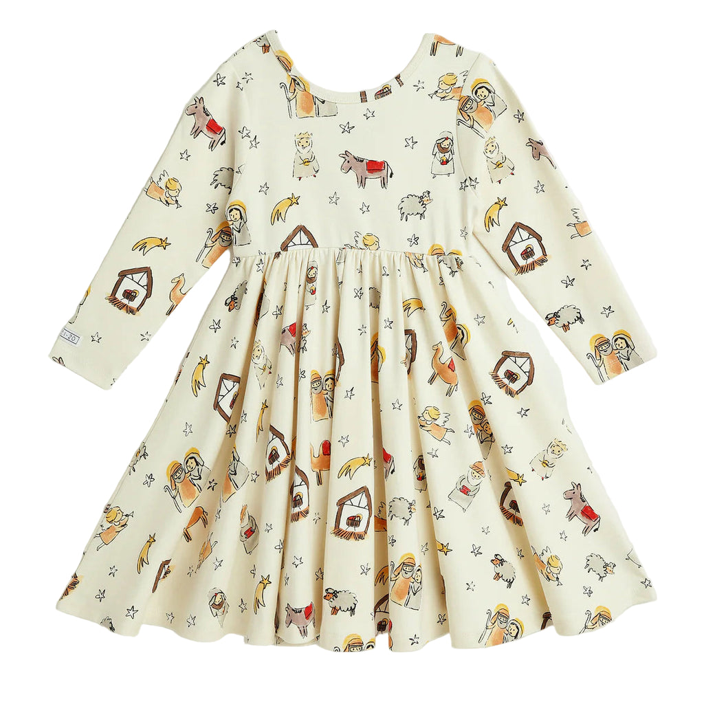 Away in a Manger Twirl Dress