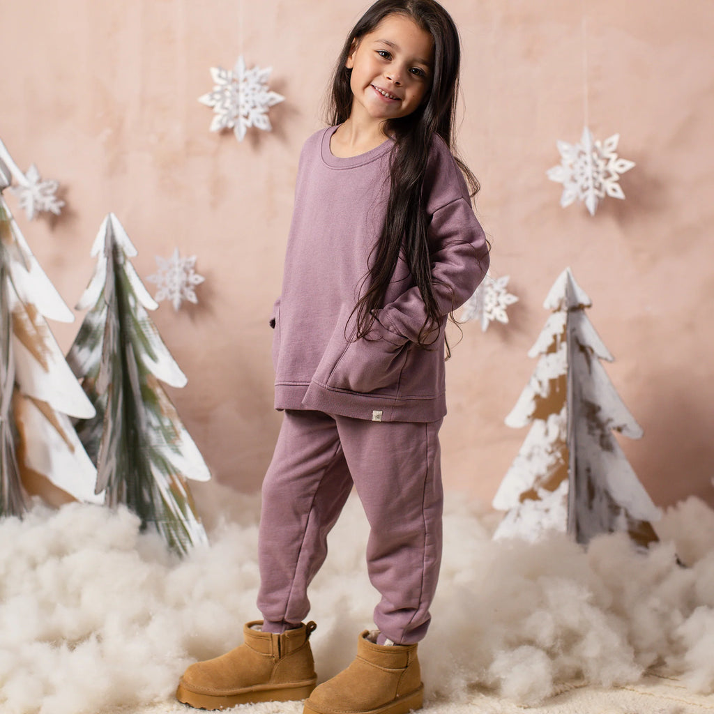 Elderberry Fleece Jogger
