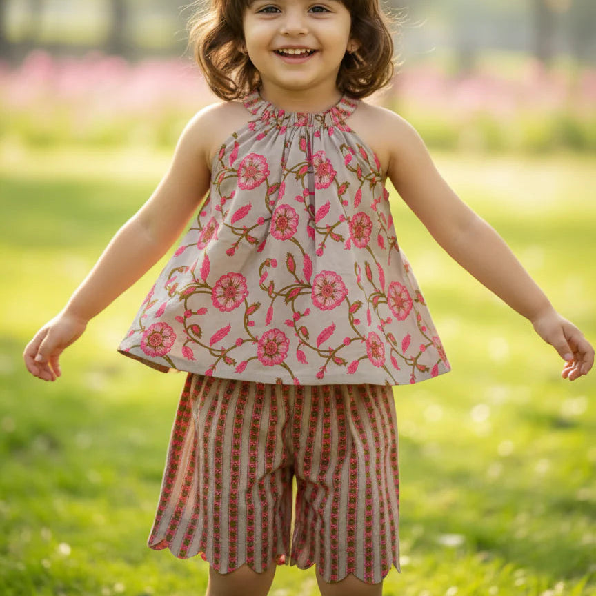 Hailey Halter & Shorts Set
