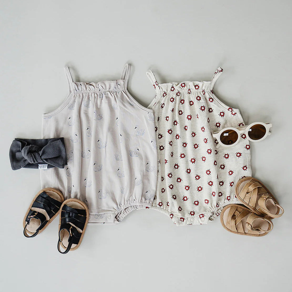 Floral Tank Bubble Romper
