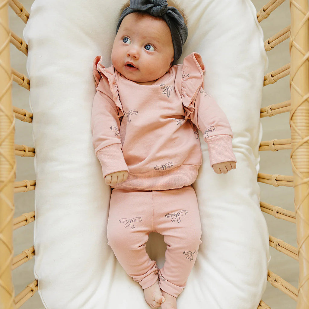 Pink Ribbon French Terry Set