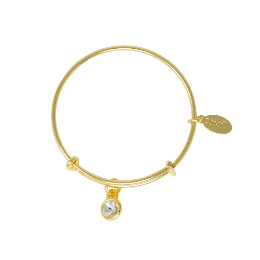 Birthstone Bangle Bracelet