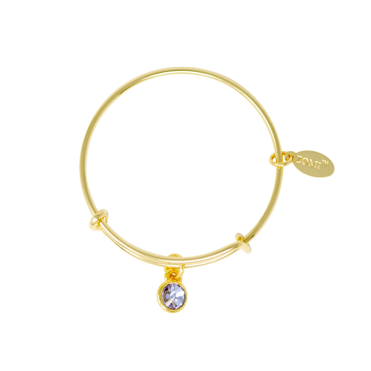 Birthstone Bangle Bracelet