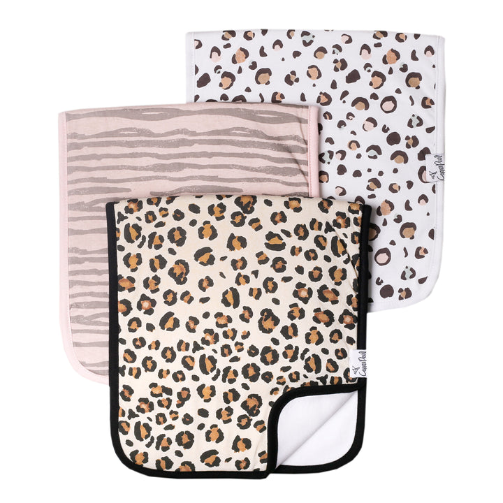 Copper Pearl 3-Pack Burp Cloths