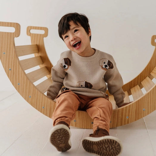 Puppies Knit Sweater