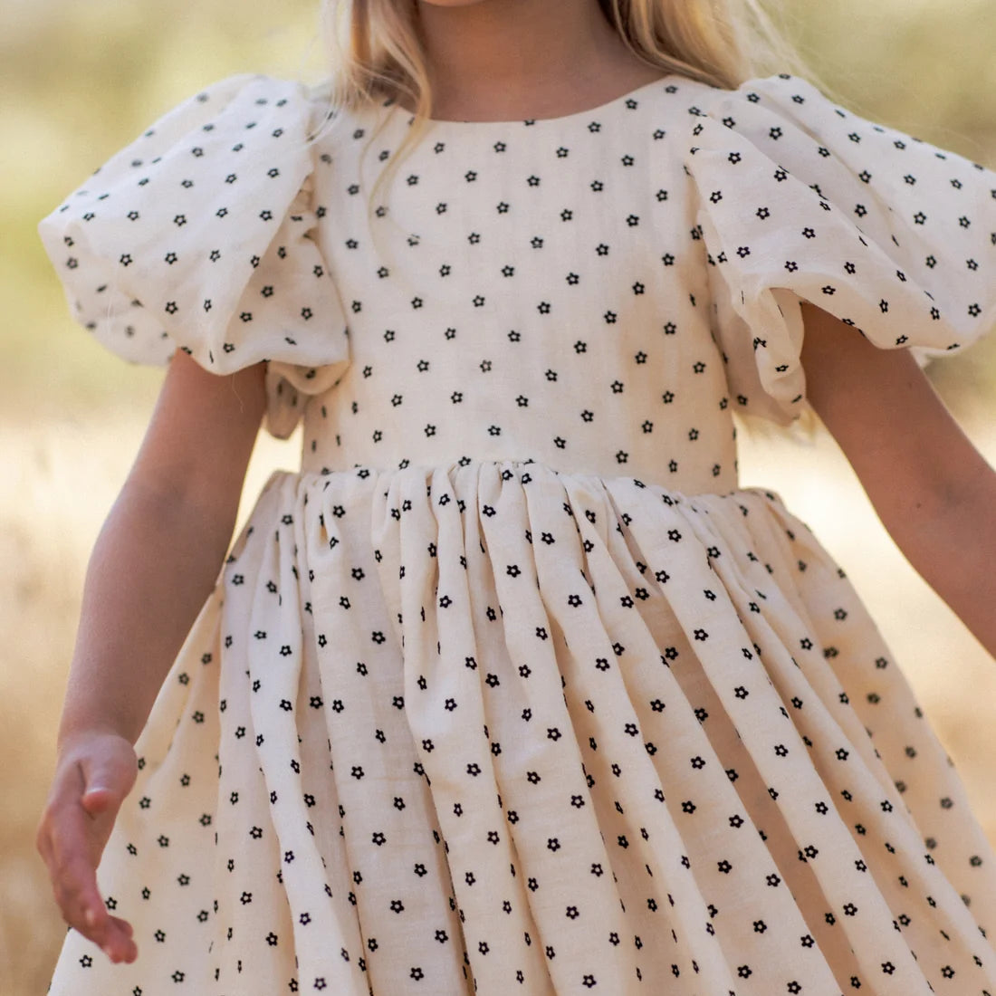Black Daisy Sofia Dress