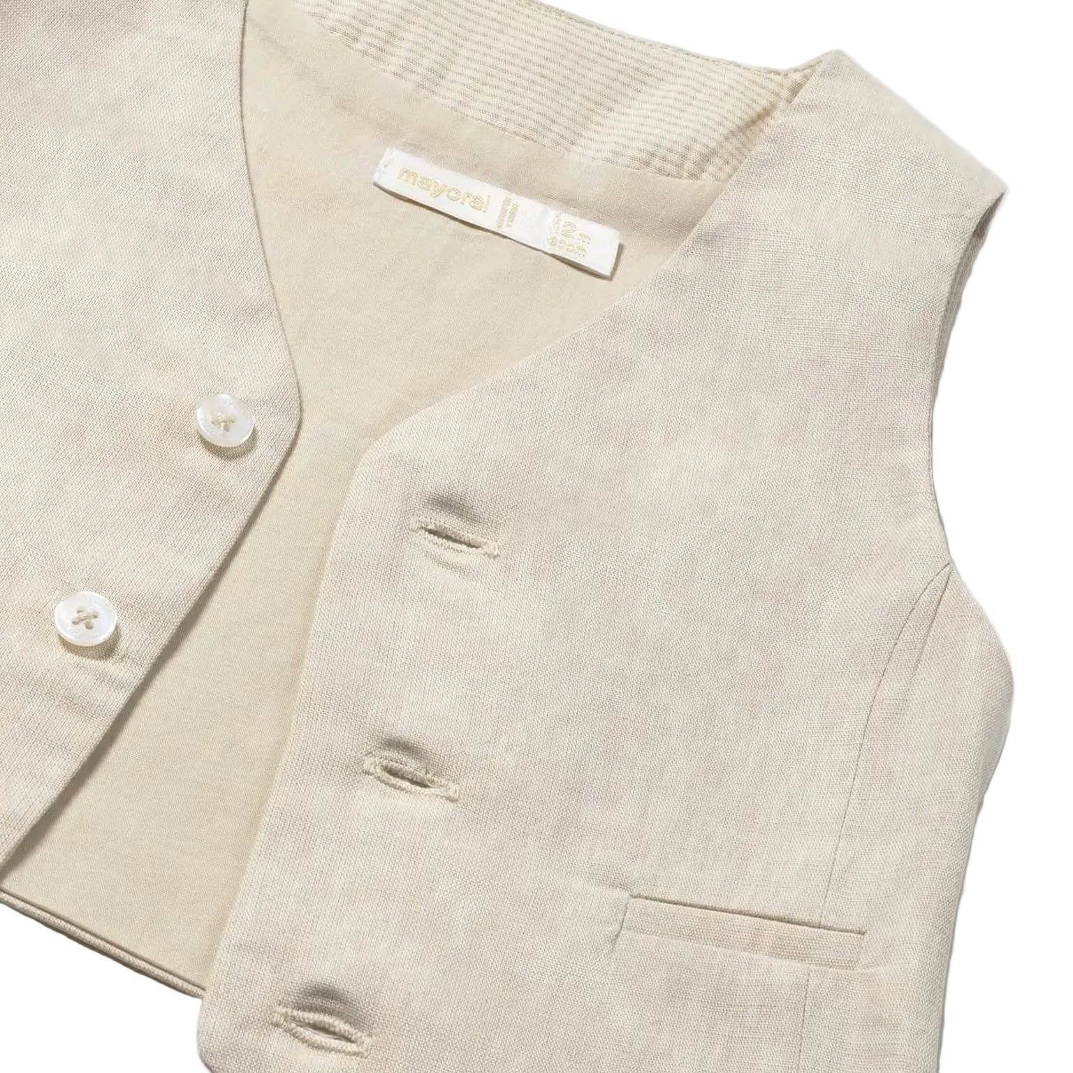 Linen Vest | Pipsqueaks Boutique