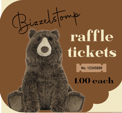Raffle Jelly Cat  Bizzelstomp Bear