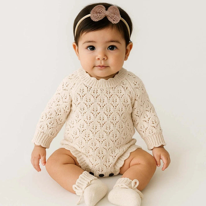 Lacy Scalloped Romper