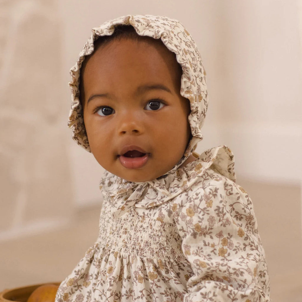Posy Woven Bonnet