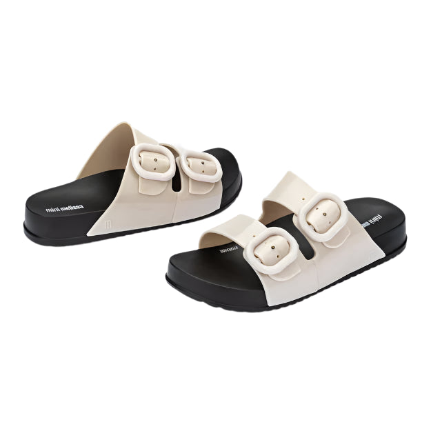 Black & Beige Cozy Slide