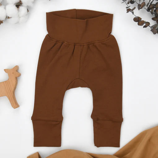 Chestnut High Waist Baby Pants