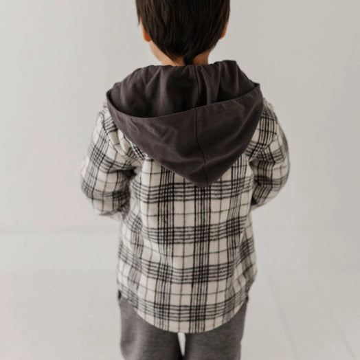 Granite Hooded Shacket