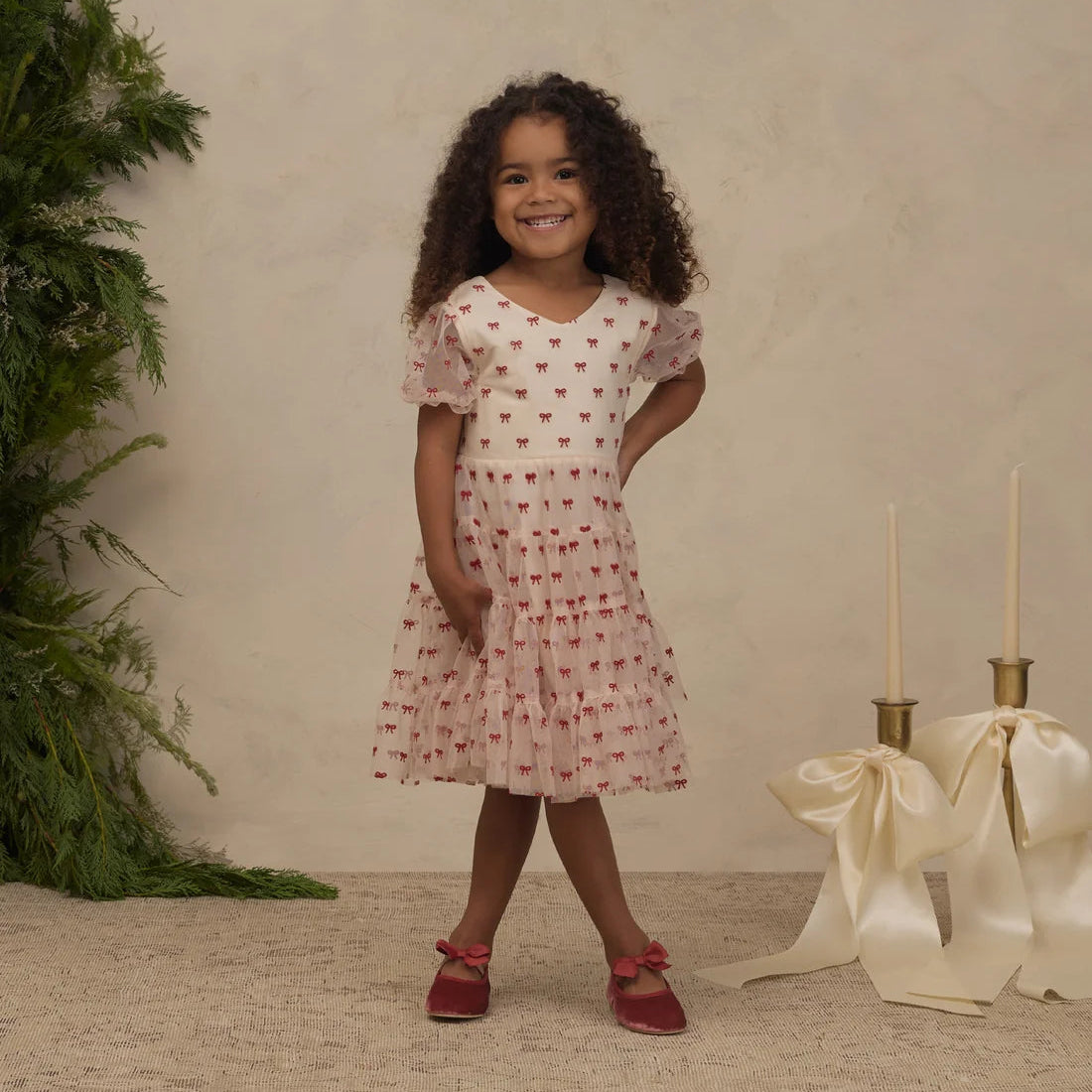 Ruby Bows Dottie Dress