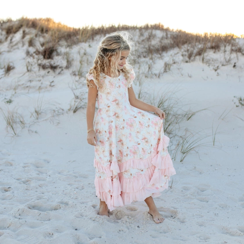 Ruffle Twirl Spring Dress